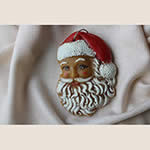 Painted Santa Face